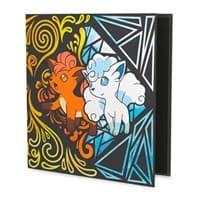 Pokemon Vulpix and Alolan Vulpix 1" D-Ring Binder