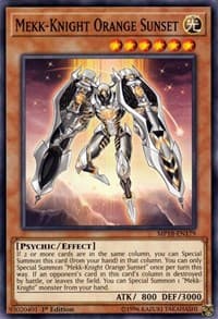 Mekk-Knight Orange Sunset