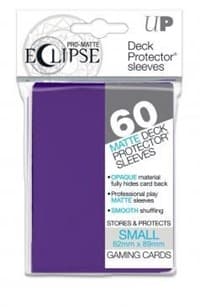 PRO-Matte Eclipse Small Deck Protector Sleeves - Royal Purple (Classic) (60-Pack)