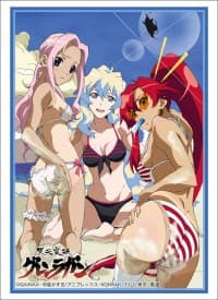 Bushiroad Sleeve Collection HG Vol.1641: Gurren Lagann - Youko & Nia & Darry (Swimsuit Ver.)