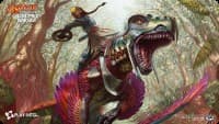Magic Grand Prix 2017 Playmat: Warsaw - Sun-Blessed Mount