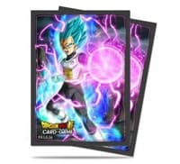 Dragon Balls Standard Deck Protectors - God Charge Vegeta (65-Pack)