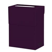 Solid Color Deck Box - Plum (No Front Logo)