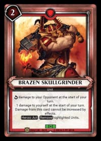Brazen Skullgrinder (Unclaimed)