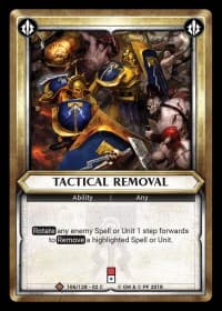 Tactical Removal (Claimed)
