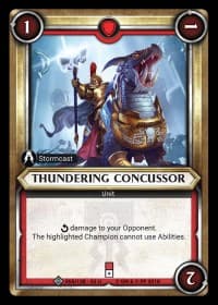 Thundering Concussor (Unclaimed)
