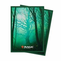 Unstable Lands Forest Standard Deck Protector sleeves for Magic (100-Pack)