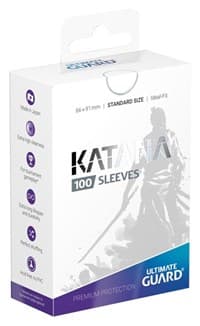 Katana 2018 Standard Size Sleeves - White (100-Pack)