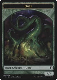 Ooze // Frog Lizard Double-Sided Token