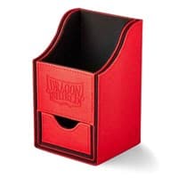 Dragon Shield Nest Plus Deck Box - Red/Black (Holds 100+)