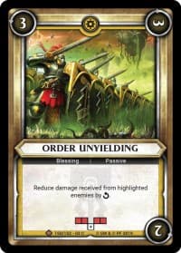 Order Unyielding (Claimed)