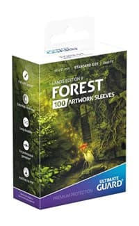 Lands Edition II Standard Size Artwork Sleeves - Forest (100-Pack)