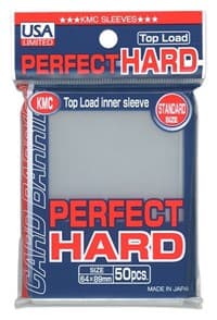 USA Limited KMC Standard Sized - Perfect Hard Sleeves - Clear (50-Pack)