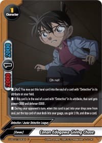 Conan Edogawa Giving Chase