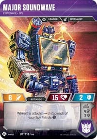 Major Soundwave - Espionage Spy