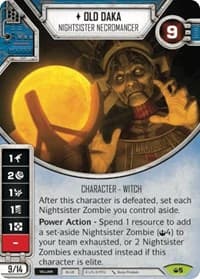 Old Daka - Nightsister Necromancer (Card Only)
