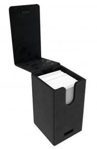 Suede Collection Alcove Tower Deck Box - Jet
