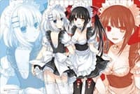 Bushiroad Rubber Mat Collection Vol.360: Fujimi Fantasia Bunko - Date A Live - Origami & Kurumi