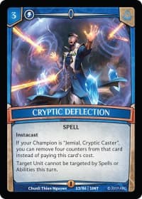 Cryptic Deflection