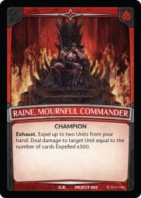 Raine, Mournful Commander