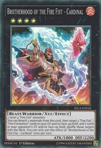 Brotherhood of the Fire Fist - Cardinal