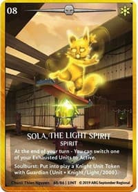 Sola, the Light Spirit (Gold Metal) (ARG September 2019 Regional)