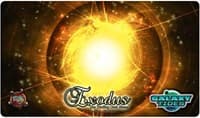 Gold Energy Playmat for Exodus TCG