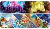 Crystal Forge Collage Playmat for Exodus TCG
