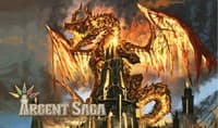 Argent Saga TCG Rubber Playmat - Vehemot, Crimson Guardian