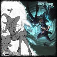 Argent Saga TCG Cloth 2-Player Playmat - Hoenna, Immoral Conjurer