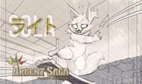 Argent Saga TCG Rubber Event Playmat - Sola Sketch (Side Event June 2019)