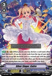 Silver Singer, Cutire