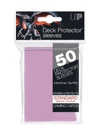 Standard Sized Deck Protector Sleeves - Bright Pink (50-Pack)