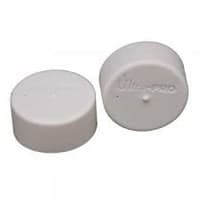 Playmat Tube Caps - Standard White (2-Pack)