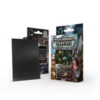 Imperium Armor Sleeves Illusion Effect: Diamond - Obsidian Black (60-Pack)