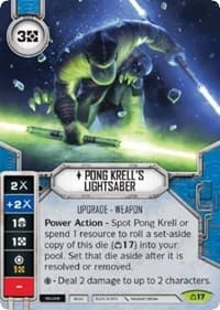 Pong Krell's Lightsaber (Card Only)