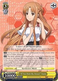 "If You Want My Answer" Asuna