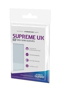 Ultimate Guard - Supreme UX 3rd Skin Standard Sleeves Transparent (50-Pack)