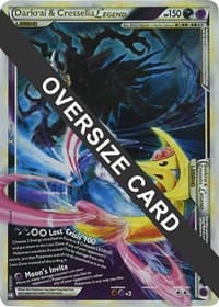Darkrai & Cresselia Legend - 99/102 & 100/102 (Single Oversized Promo)