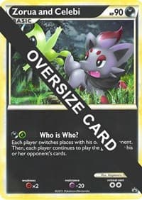 Zorua and Celebi (Black and White Tour Promo)
