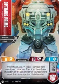 Optimus Prime - Legendary Warrior