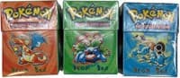 Blastoise // Charizard // Venusaur Deck Boxes - Set of 3 (1999)