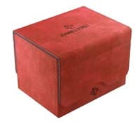 GameGenic Sidekick Deck Box - Red (Holds 100+)