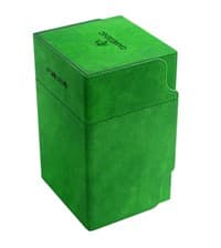 GameGenic Watchtower Convertible Deck Box - Green (Holds 100+)