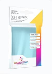 GameGenic Soft Sleeves - Clear (100-Pack)