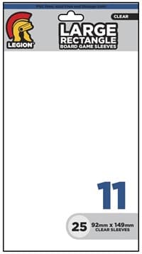 Clear Board Game Sleeves - Large Rectangle (25-Pack)