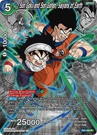 Son Goku and Son Gohan, Saiyans of Earth (Alternate Art)
