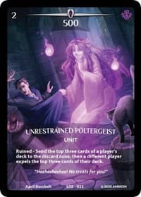 Unrestrained Poltergeist (Full Art)