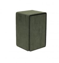 Suede Collection Alcove Tower Deck Box - Emerald