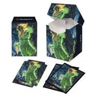 Zendikar Rising: Commander Obuun, Mul Daya Ancestor Deck Protector Sleeve & Deck Box Combo for Magic The Gathering